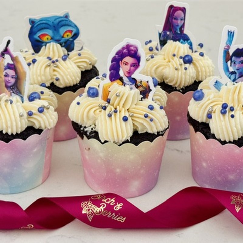 Cupcakes — Two-tone swirls